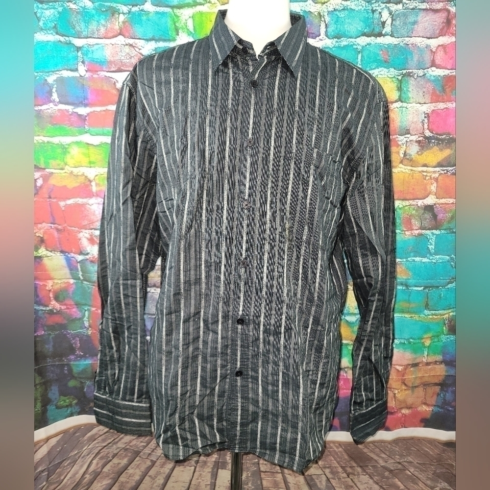 𝅺armani Exchange Long Sleeve Button Up